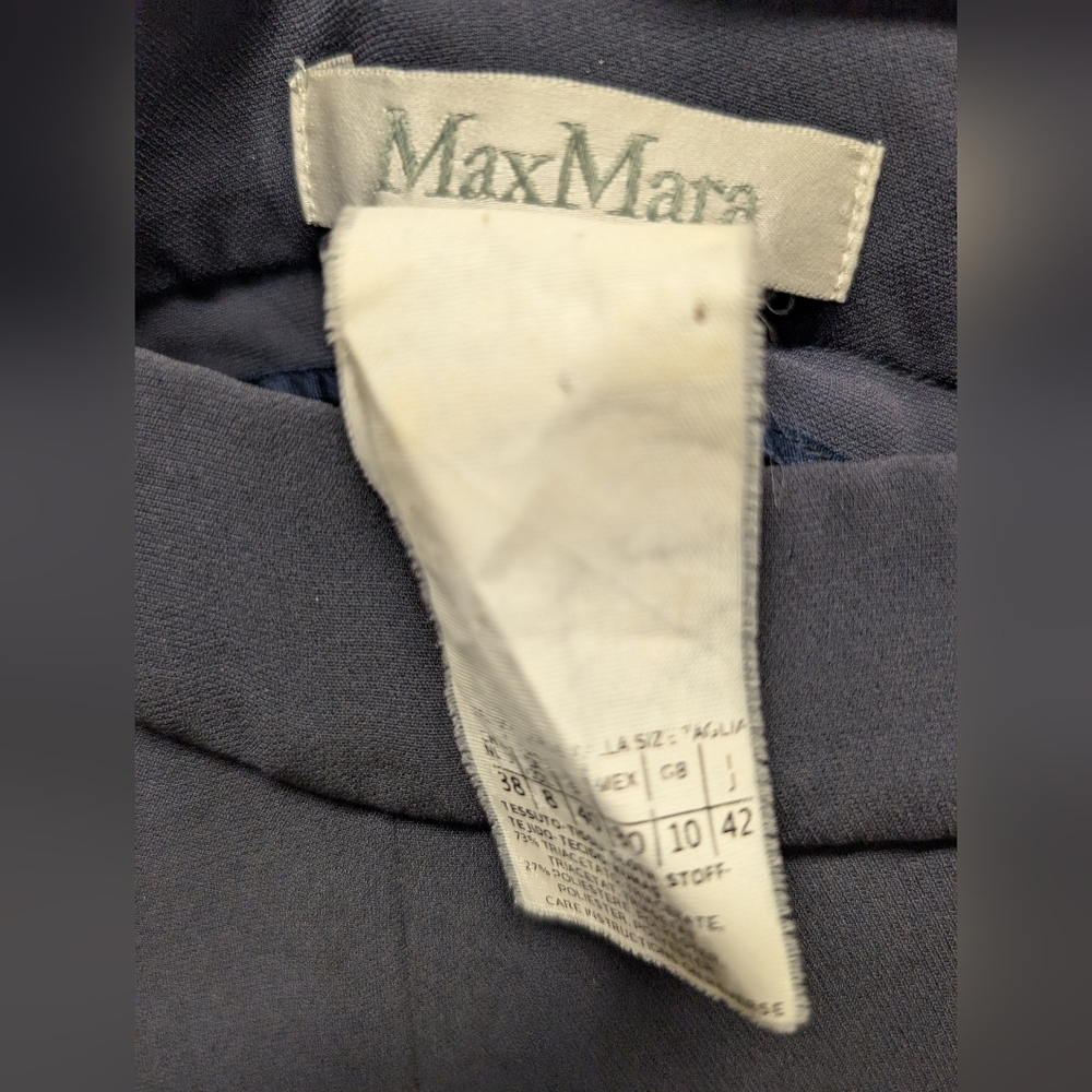 MaxMara Gray Dress Pants Size 8 - Picture 5 of 6
